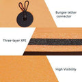 Gymax New 3 Layer Water Mat Floating Pad Island Water Sports Recreation Relaxing 12' x 6'