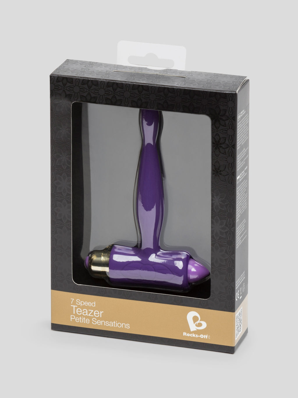 Rocks Off Teazer Petite Sensations Beginner's Vibrating Butt Plug, Purple | Purple