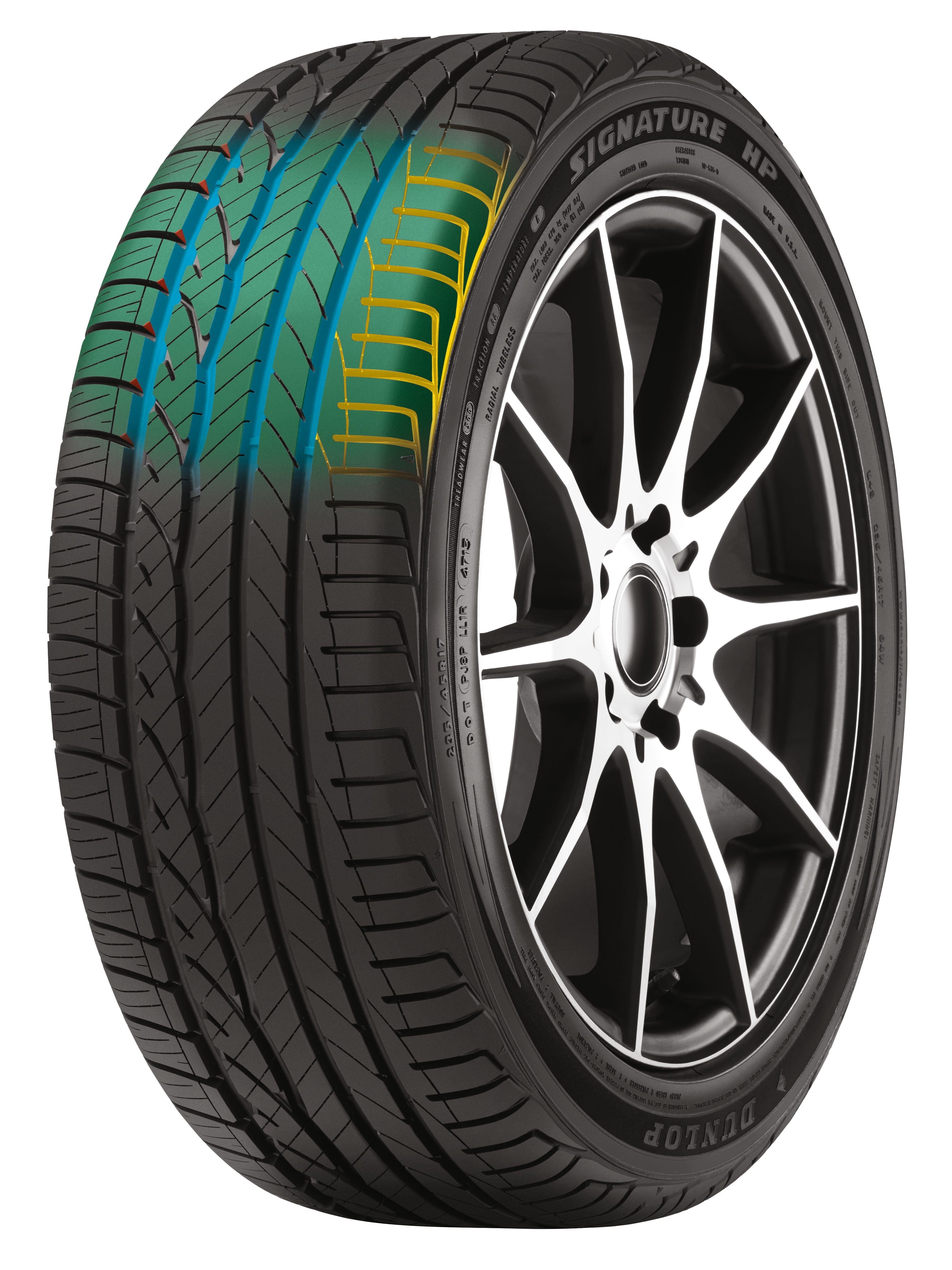 Dunlop Signature HP 225/50R18 95 W Tire.