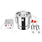 seaan milking machine for cows 7l pulsating cow milker rechargeable electric automatic with 2 teat cups pulsation vacuum pump stainless steel bucket 7l (5200mah lithium battery)