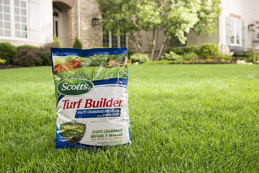 scotts turf builder halts crabgrass preventer with lawn food, 15,000 sq. ft.
