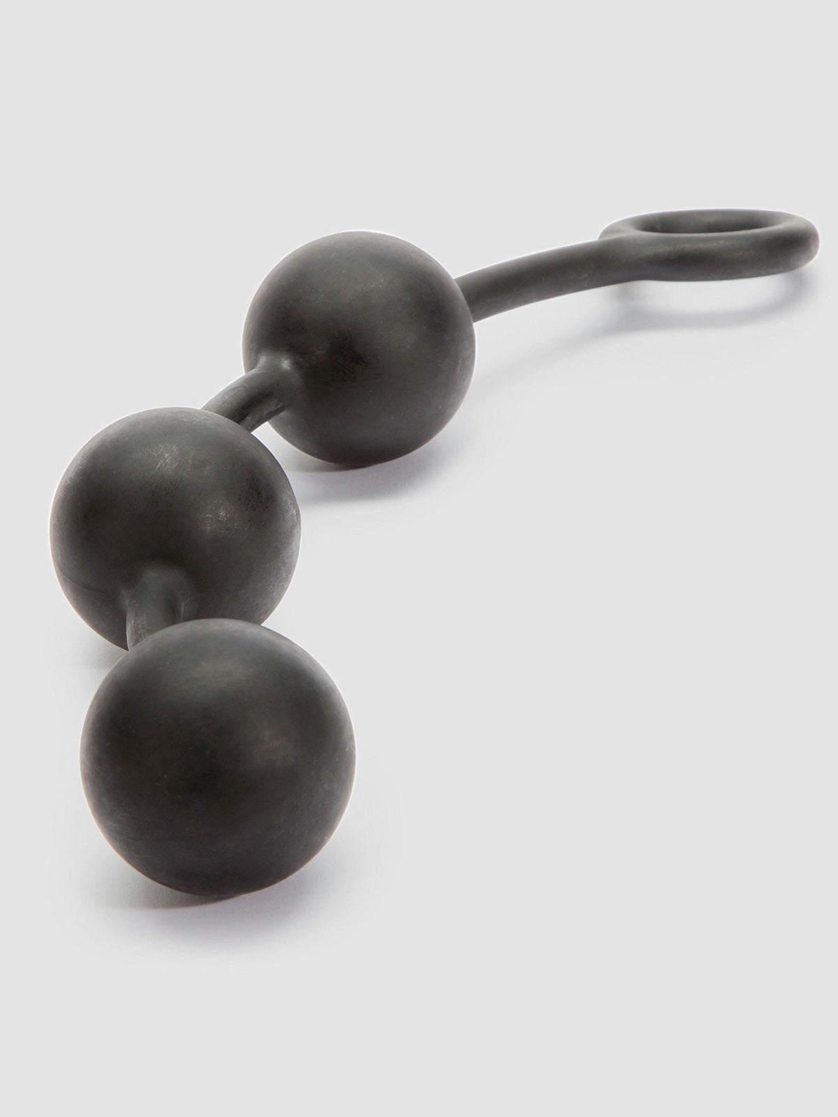 Cannonballs Giant Silicone Anal Beads, Black