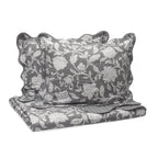 Waverly Stencil Vine Reversible 4 Piece Quilt Set
