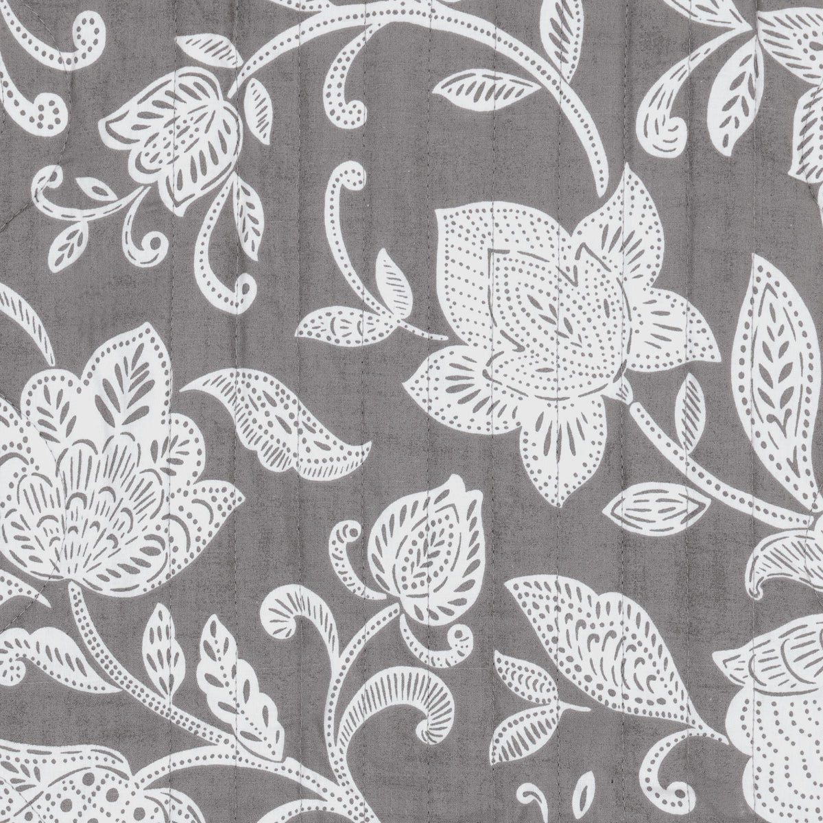 Waverly Stencil Vine Reversible 4 Piece Quilt Set