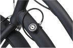 reezero EVRYjourney Men's Casual Edition 7-Speed Sport Hybrid Cruiser Bike w/Integrated Cable Lock, 26" Bicycle, Matte Black with Black Seat and Black Grips