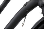 reezero EVRYjourney Men's Casual Edition 7-Speed Sport Hybrid Cruiser Bike w/Integrated Cable Lock, 26" Bicycle, Matte Black with Black Seat and Black Grips