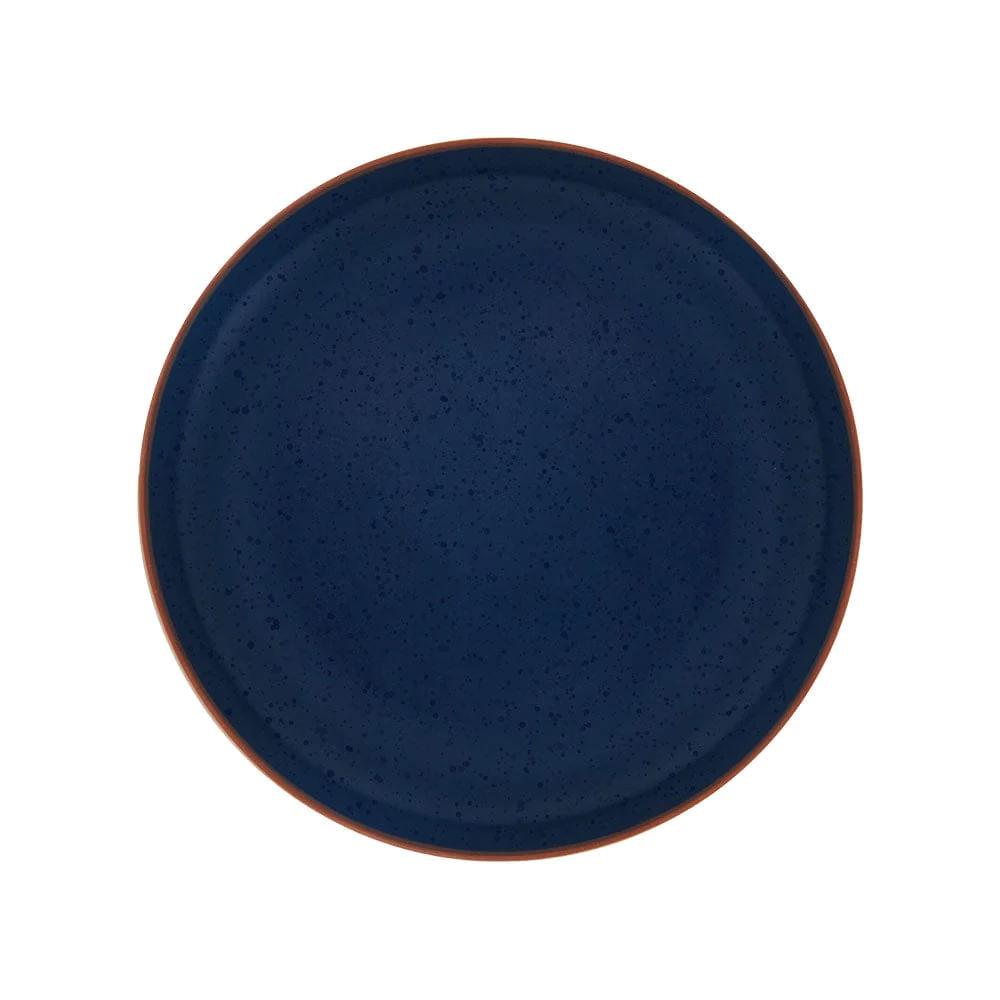 Hunter Blue 16 Piece Dinnerware Set, Service for 4