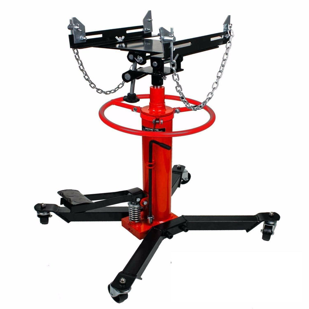 1660lbs 0.75Ton Transmission Jack 2 StaHydraulic w/ 360閹 for car  auto lift