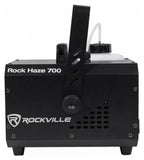 Rockville ROCKHAZE 700 CFM DMX Water Based DJ/Club Haze Machine+(3) Gal Fluid