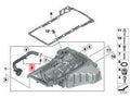 ORIGINAL BMW Upper Oil Pan   Level Indicator Return Pipe 11417843133