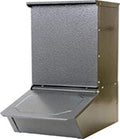 little giant hgfs sng door hog feeder, 50 lb, gray