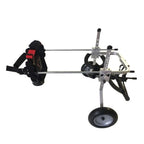 ZHIJIA Pet Disabled Wheelchair Dog Wheelchair Adjustable Size Lightweight 2 Wheel Rehabilitation Bicycle for Pet Legs