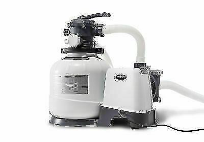 intex krystal clear 2800 gph above ground swimming pool sand filter pump 26647eg