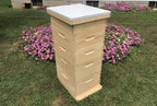 little larue apiary 10 frame 2 deep &amp; 3 medium beekeeping bee hive body only (un-assembled) langstroth made in usa (screen bottom)