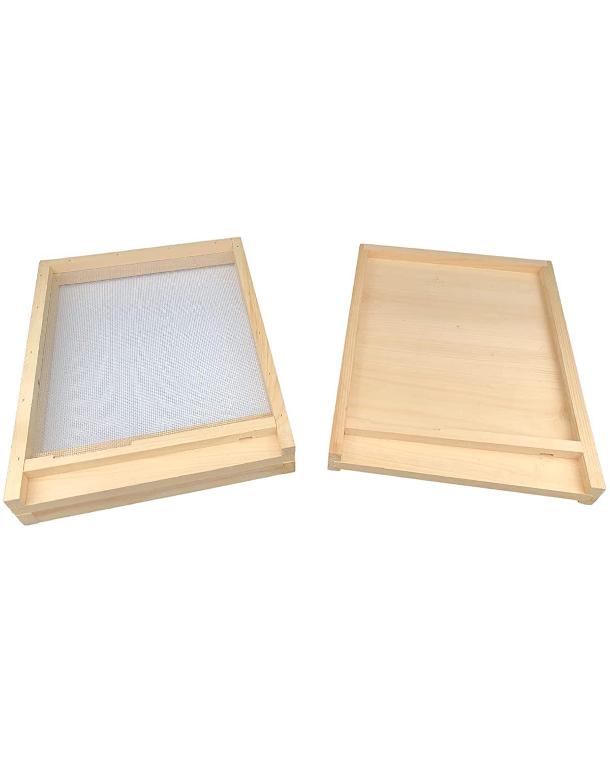 little larue apiary 10 frame 2 deep &amp; 3 medium beekeeping bee hive body only (un-assembled) langstroth made in usa (screen bottom)