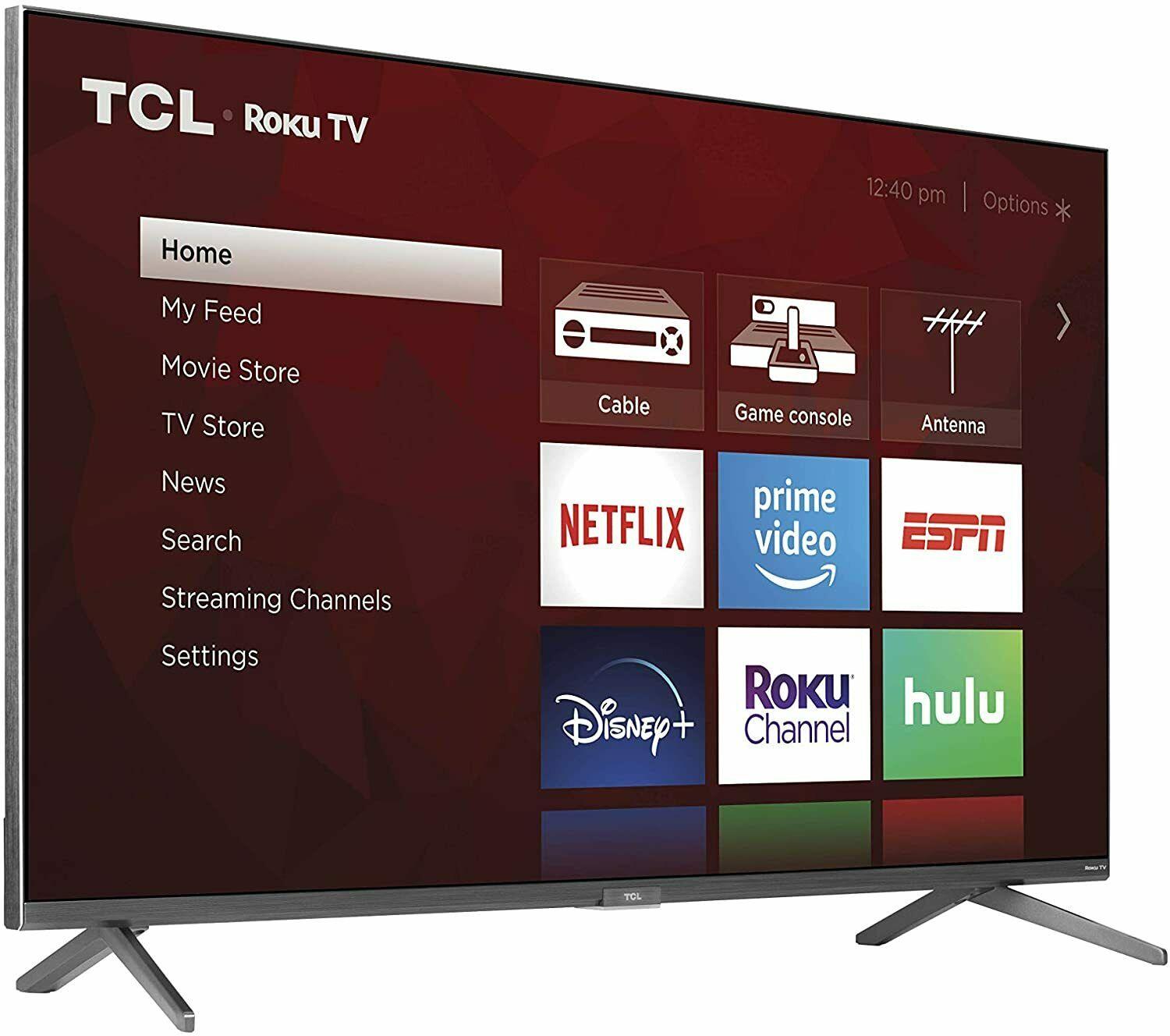 tcl 55r635 55" 4k uhd mini-led qled dolby vision hdr smart roku tv