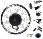 135mm Dropout 72V 2000W Rear Wheel Motor, 70-75km/h 2000W Electric Bike Kit,Electric Bicycle Conversion Kit with Mutifunction SW900 Display,72V 45A sine Wave Controller, with 7 Speed flywheel