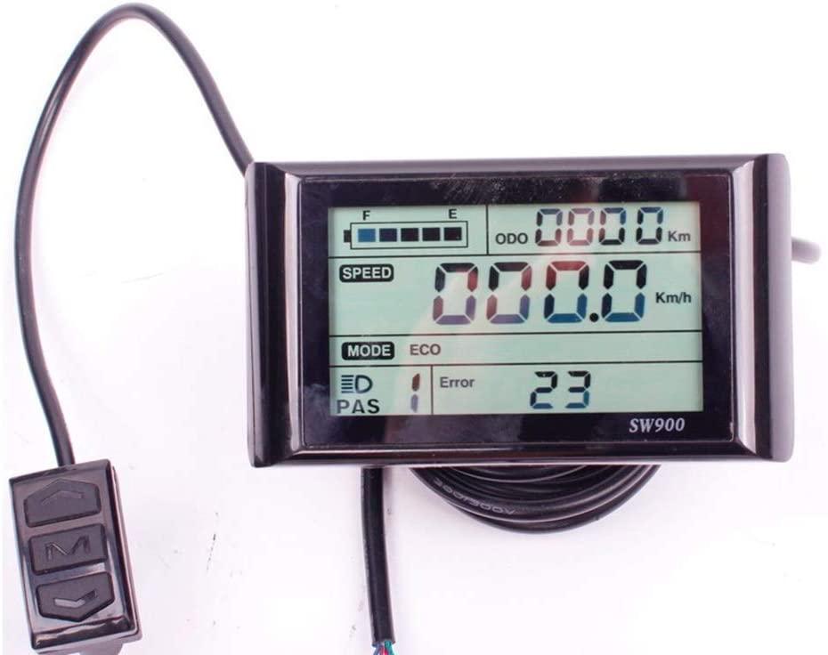 135mm Dropout 72V 2000W Rear Wheel Motor, 70-75km/h 2000W Electric Bike Kit,Electric Bicycle Conversion Kit with Mutifunction SW900 Display,72V 45A sine Wave Controller, with 7 Speed flywheel