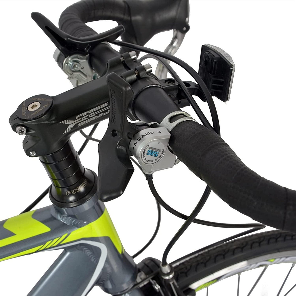 LASBAK Aluminum Road Bike,  21 Speed Disc Brake Mens or Womens Bicycle Cycling,70028C,Gray