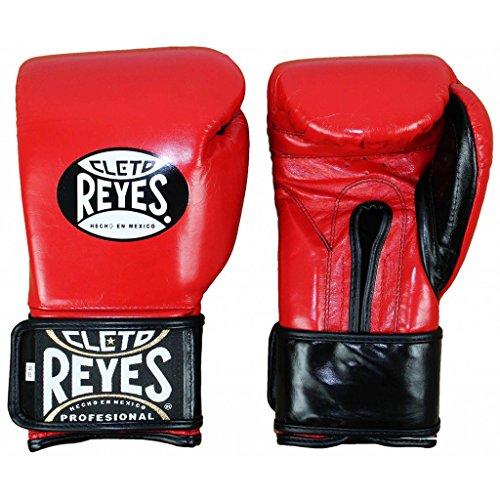 Cleto Reyes Extra Padding Leather Boxing Training Gloves - 16 oz - Red