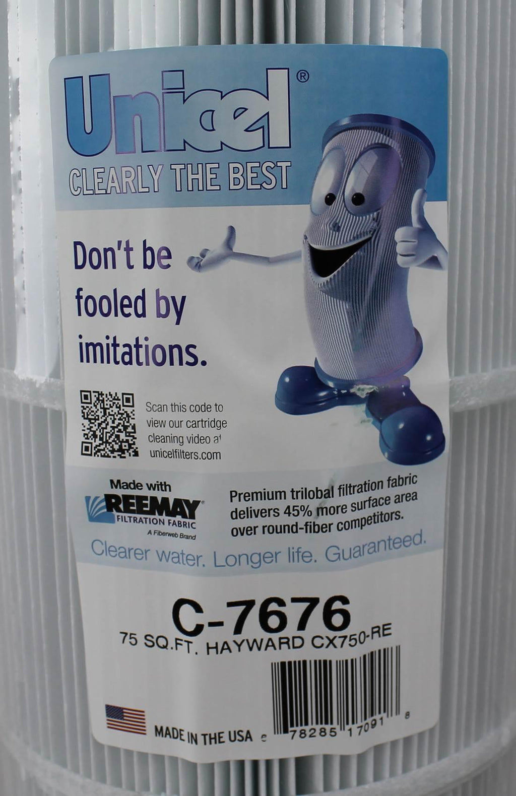 4) new unicel c-7676 hayward replacement swimming pool filters fc-1250 pa75 c750