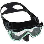 Phantom Aquatics Rapido Boutique Collection Clareza Three Window Tempered Glass Lens Mask Fin Snorkel Set with Snorkeling Gear Carry Bag (Sea Gre