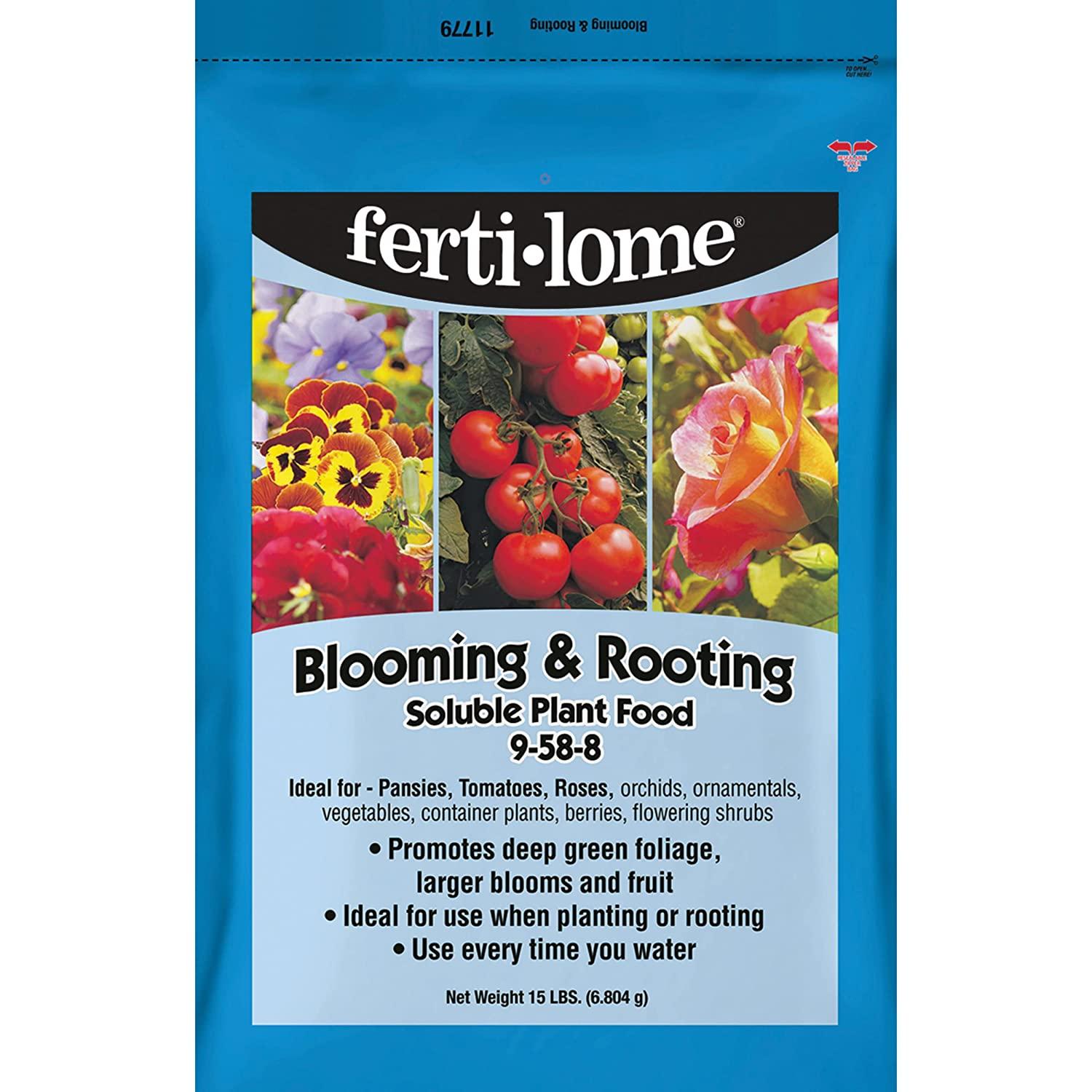 fertilome (11779) blooming &amp; rooting soluble plant food 9-58-8 (15 lbs.)