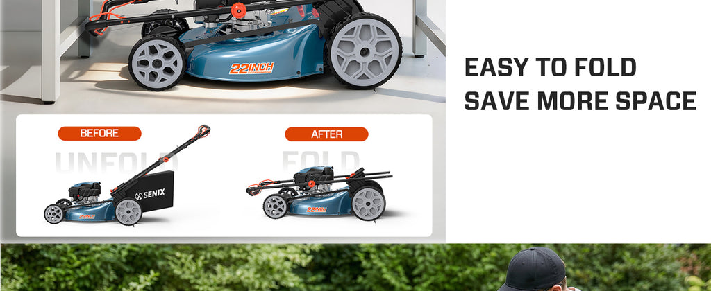 22 Inch Self Propelled Gas Lawn Mower 170cc 4-Cycle RWD Mower |  22" Self-Propelled Gas Lawn Mower, Gas Powered Lawn Mower,170cc 4-Cycle Engine, Easy Start
