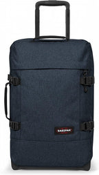 Tranverz - Suitcase with Wheels - Rolling Luggage for Travel with TSA Lock, 2 Wheels, 2 Compartments, and Compression Straps - S, Triple Denim