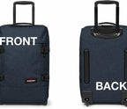 Tranverz - Suitcase with Wheels - Rolling Luggage for Travel with TSA Lock, 2 Wheels, 2 Compartments, and Compression Straps - S, Triple Denim