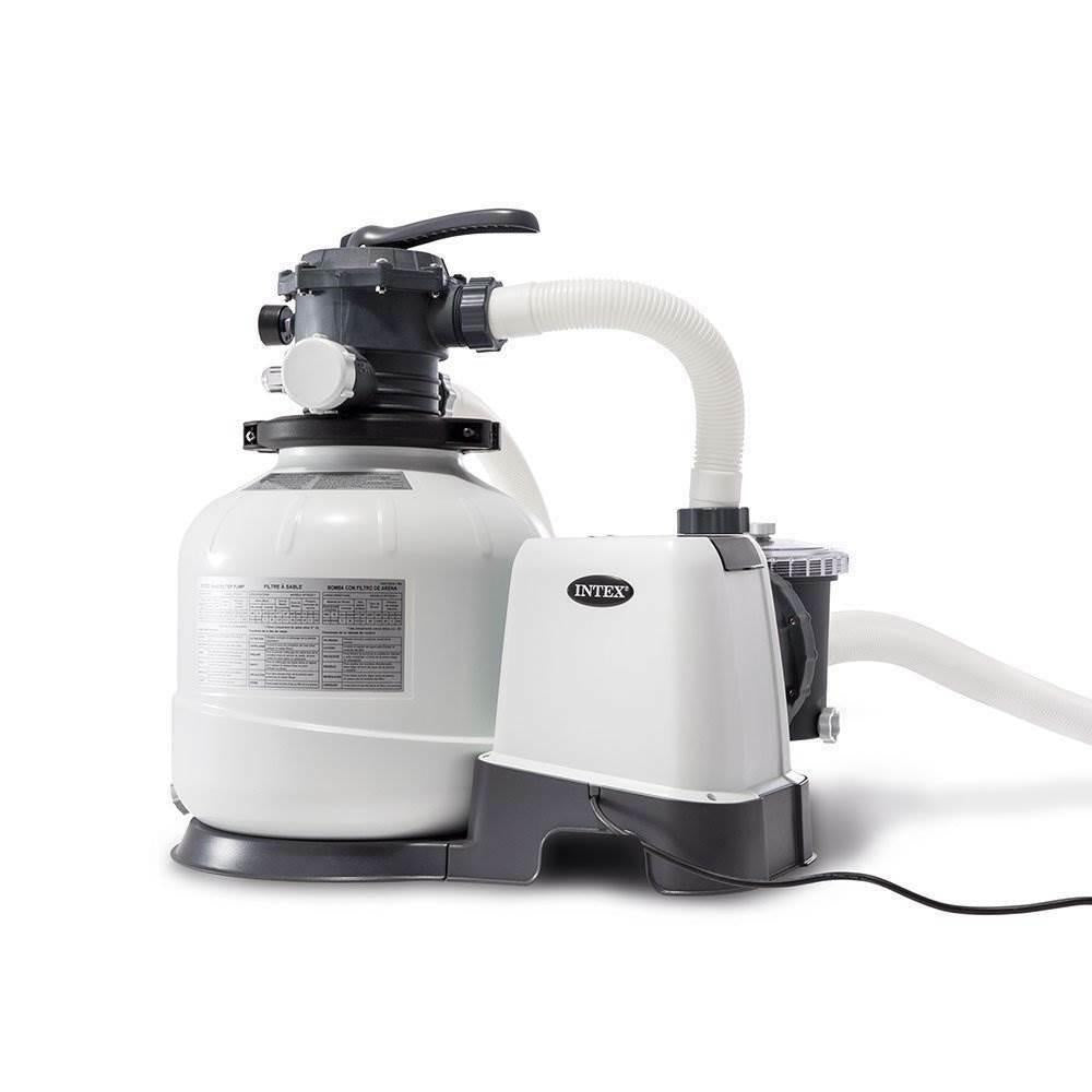 intex 2800 gph above ground pool sand filter pump with automatic timer(open box)