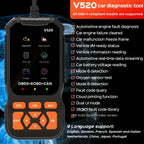 OBD2 Car Scanner Diagnostic Scan Tool, Professional Mechanic Vehicle Fault Code Reader,Auto Read Fault Code Check Engine Light For OBDII Protocol Cars