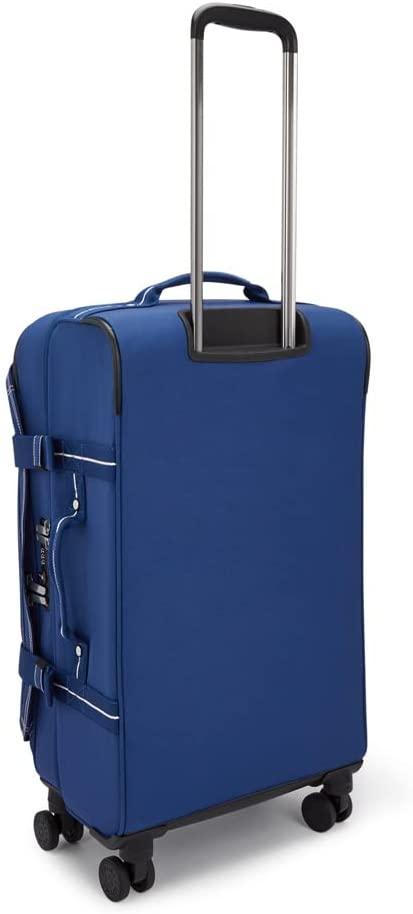 Spontaneous M Softside Spinner Wheel Luggage, Cabin Sized, Elastic Straps, Admiral Blue CL, 14.25''L x 26''H x 9.5''D