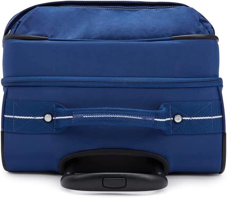 Spontaneous M Softside Spinner Wheel Luggage, Cabin Sized, Elastic Straps, Admiral Blue CL, 14.25''L x 26''H x 9.5''D