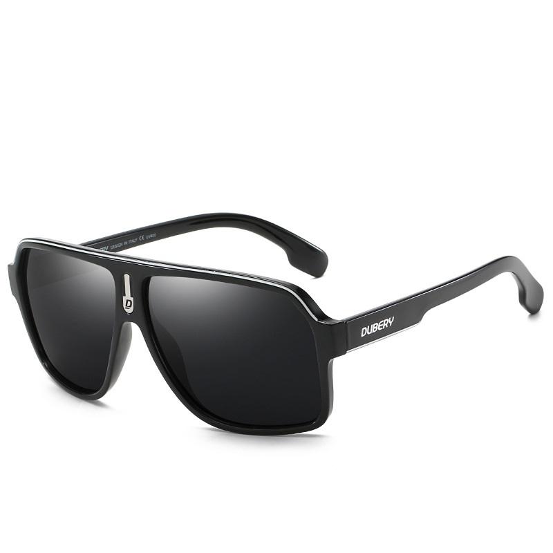 Brand Design Men Square Driving Black Goggles Oculos