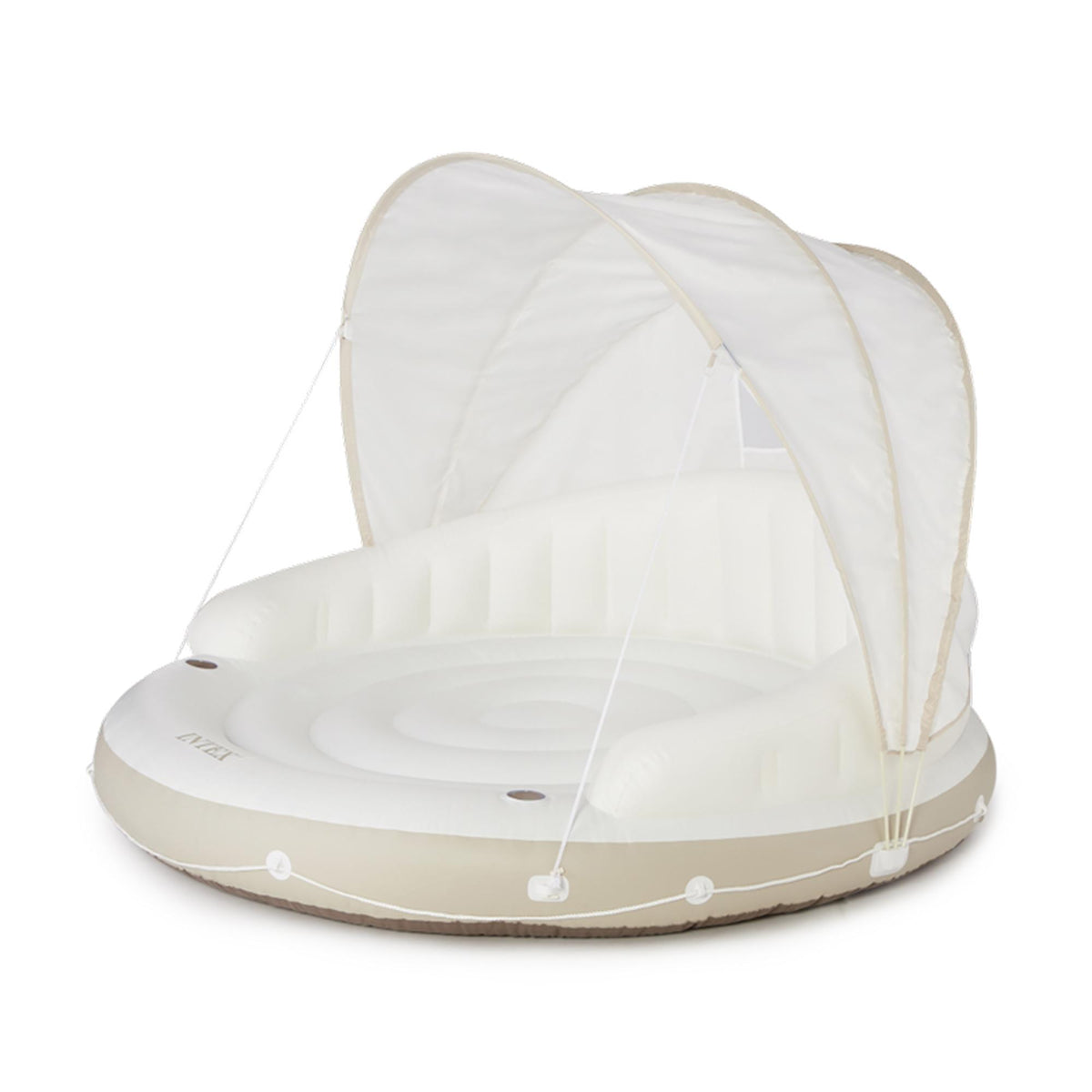 Inflatable Canopy Island Float Lounge, 78.5" x 59"
