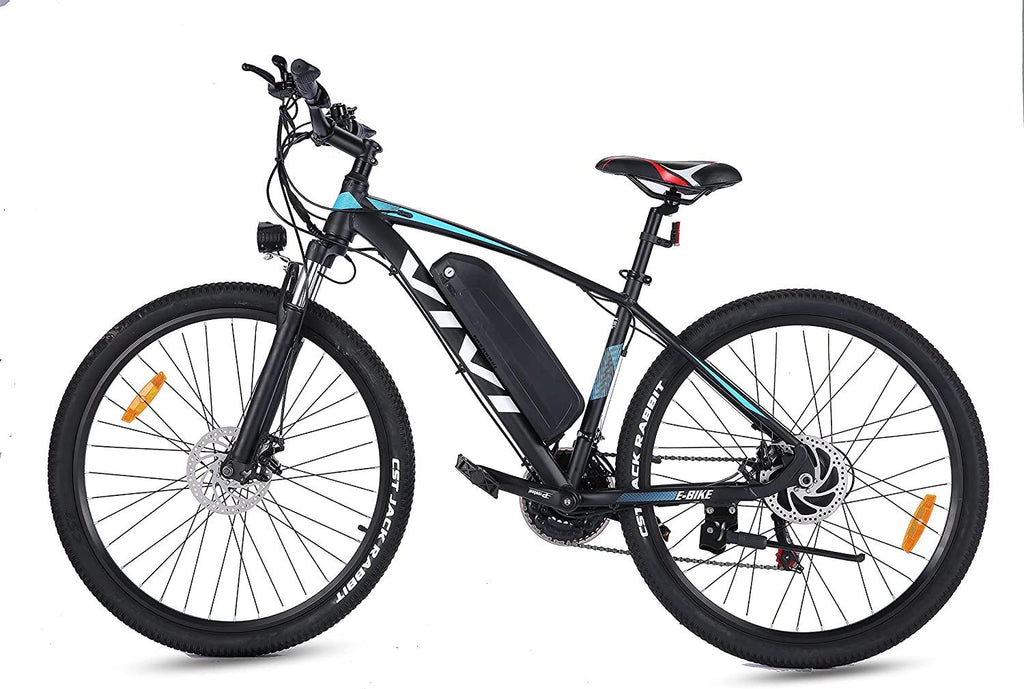 VIVI E-Bike 27.5 Inch Electric Mountain Bike with 350W Motor| 21 Speed Electric Bike| Dual Disc Brakes| Removable 10.4Ah Battery E-MTB Electric Bicycle for Adults