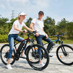 VIVI E-Bike 27.5 Inch Electric Mountain Bike with 350W Motor| 21 Speed Electric Bike| Dual Disc Brakes| Removable 10.4Ah Battery E-MTB Electric Bicycle for Adults