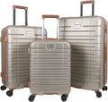 Luggage Sets,3 Piece Luggage Set Carry on Suitcase ,Hardside Lightweight Luggage with Spinner Wheels Durable Travel Set for Men Women Luggage Set Clearance (20/24/28) (Champagne)