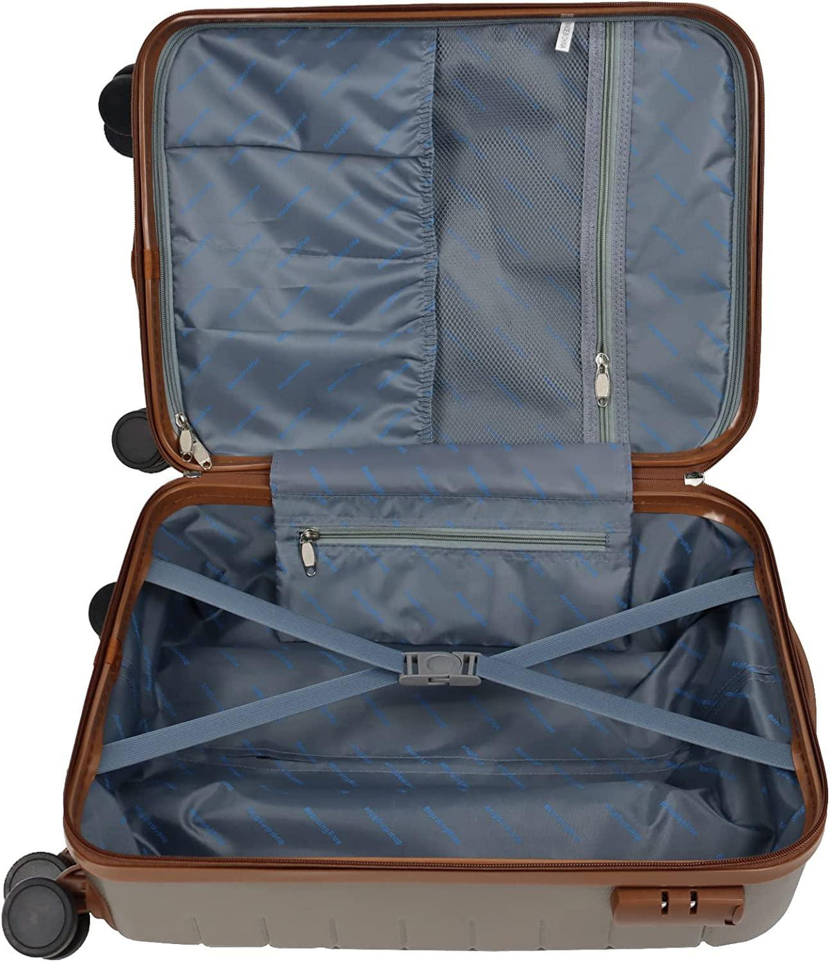 Luggage Sets,3 Piece Luggage Set Carry on Suitcase ,Hardside Lightweight Luggage with Spinner Wheels Durable Travel Set for Men Women Luggage Set Clearance (20/24/28) (Champagne)