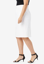 tummy control bi-stretch pencil skirt