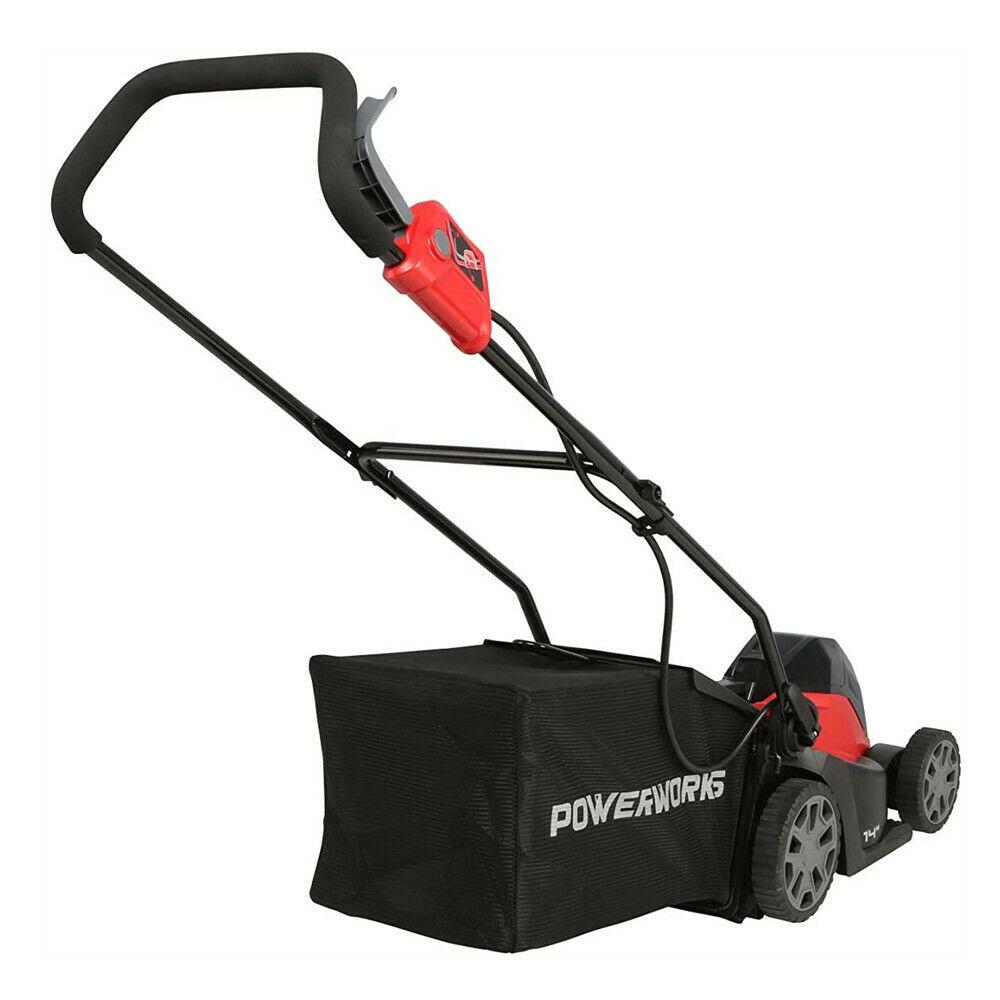 POWERWORKS 40V Cordless Lawn Mower Mulching 5 Position with 4Ah Li-ion Battery