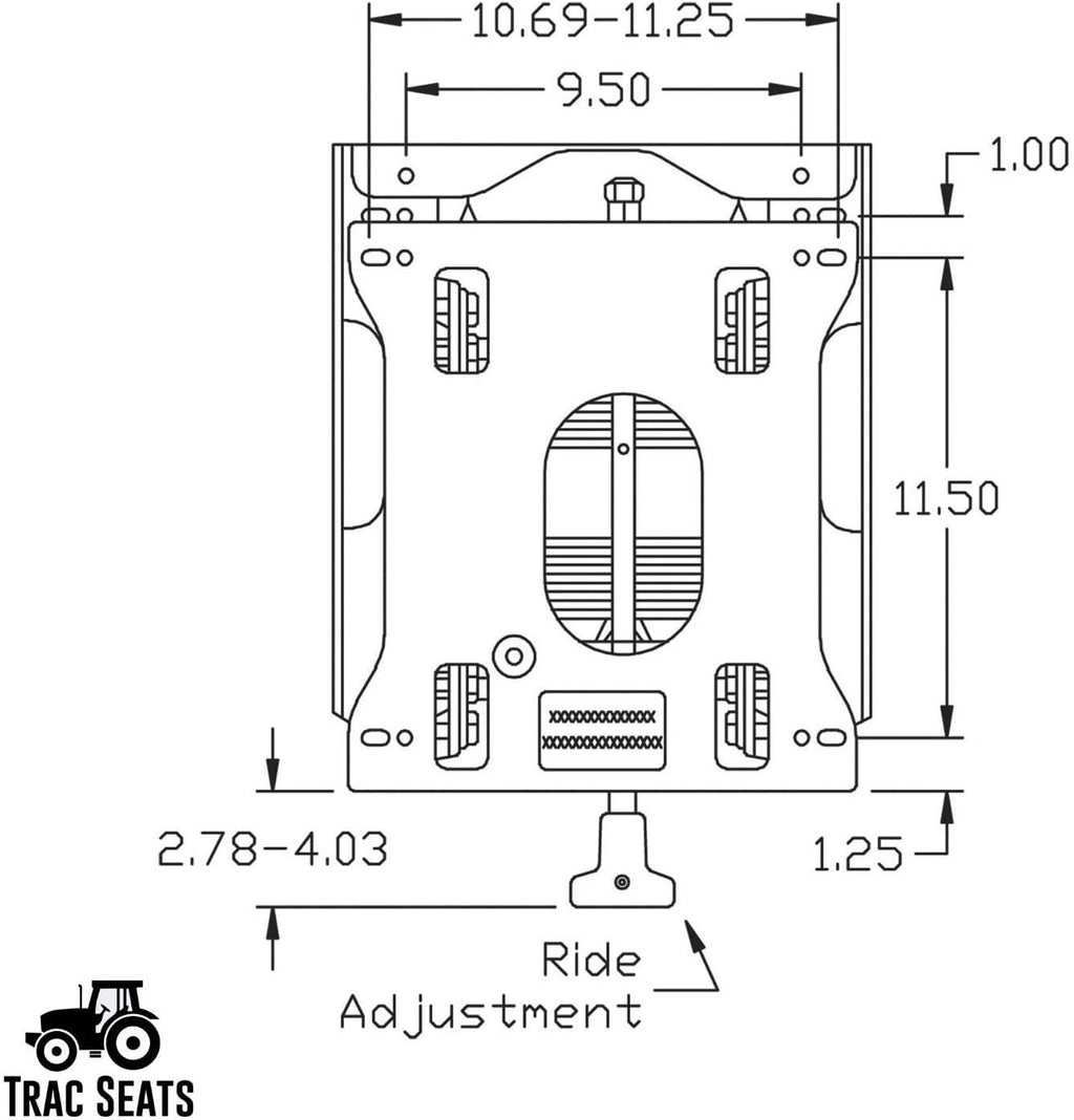 trac seats seat suspension kit for hustler fastrak, fastrak sdx, x one, for pn 600197 - same day - 1 year warranty