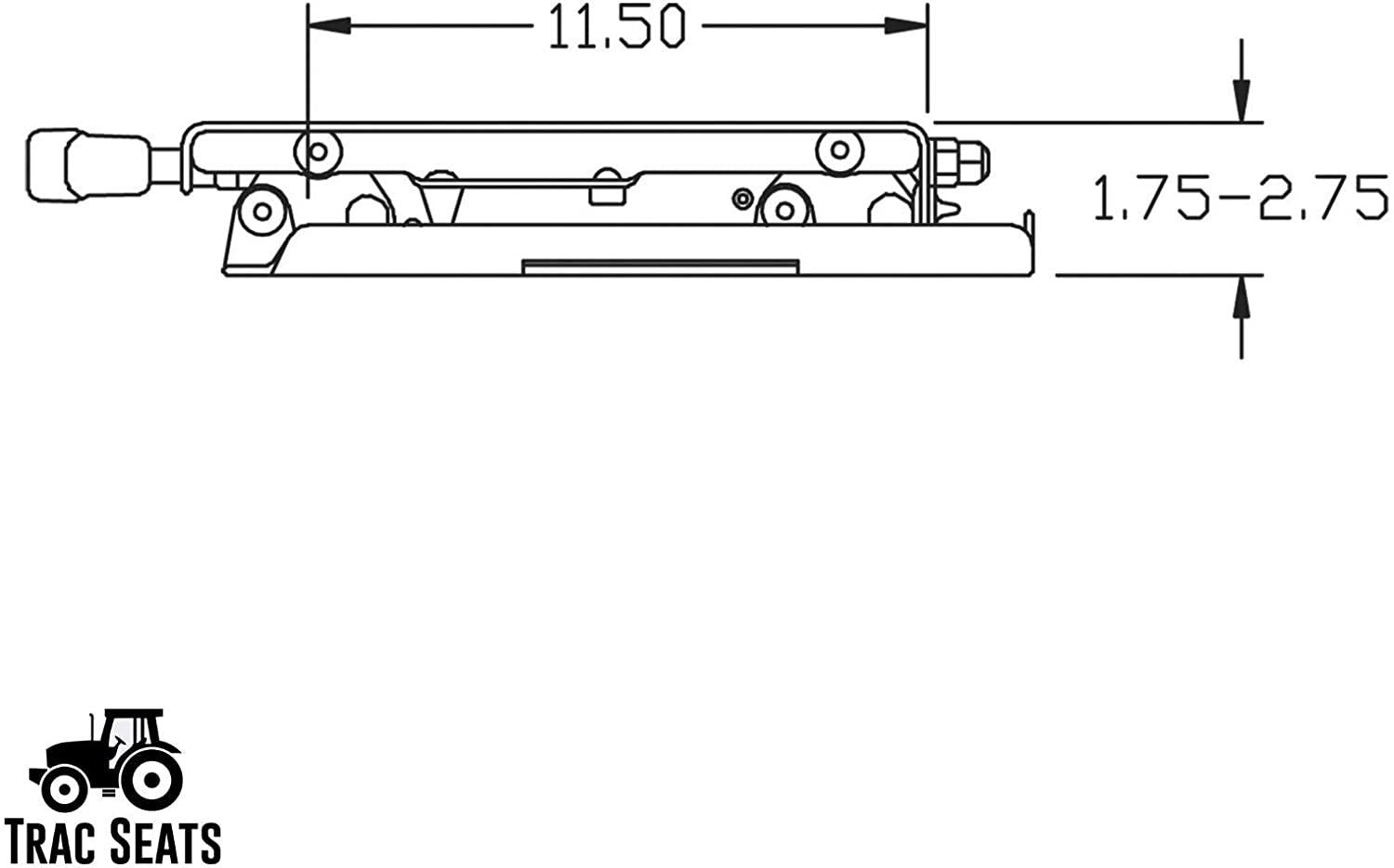 trac seats seat suspension kit for hustler fastrak, fastrak sdx, x one, for pn 600197 - same day - 1 year warranty