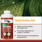 organic earthworm tea concentrate and compost and bokashi booster by bloom city, 5 gallon (640 oz)
