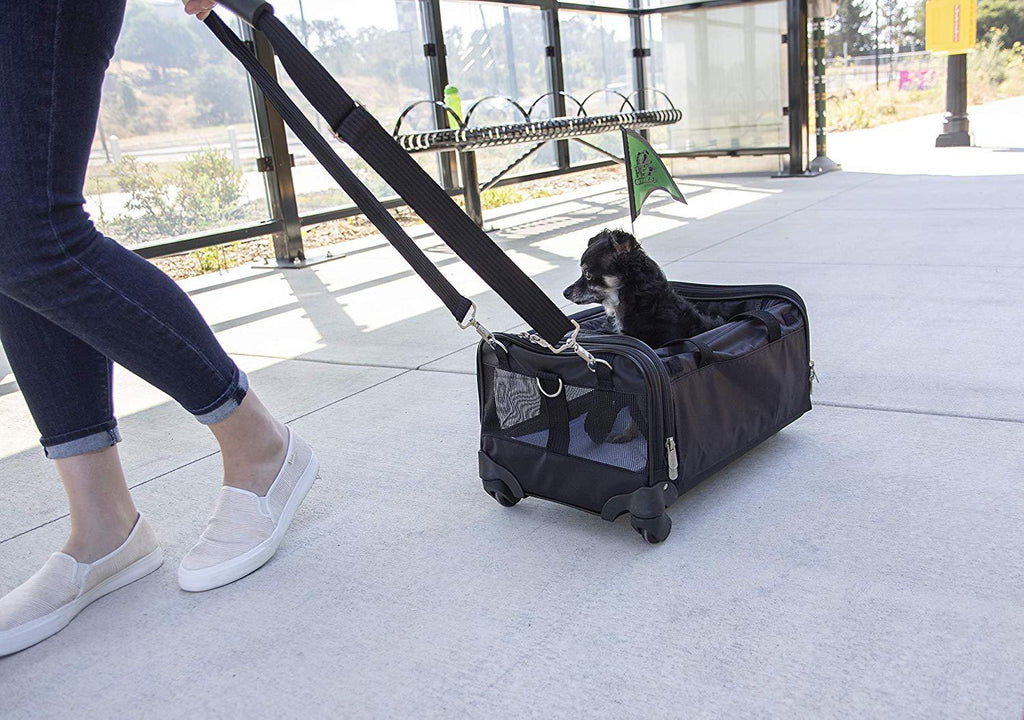 Sherpa on Wheels Pet Carrier, Black