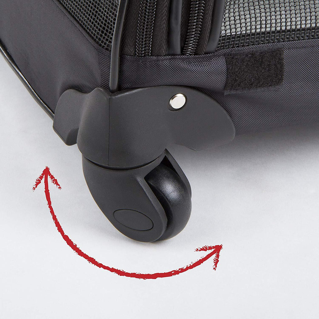 Sherpa on Wheels Pet Carrier, Black