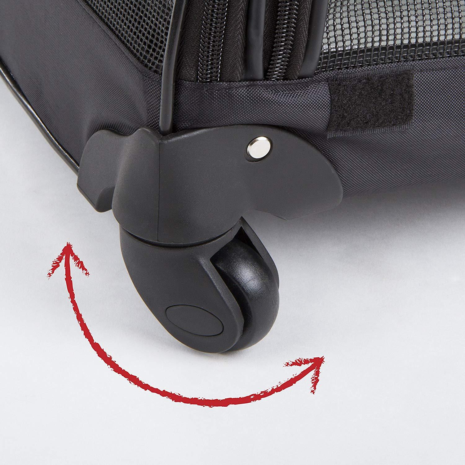 Sherpa on Wheels Pet Carrier, Black