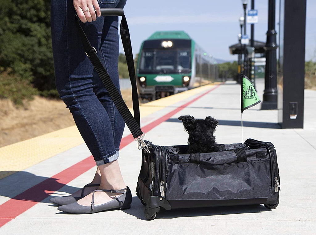 Sherpa on Wheels Pet Carrier, Black