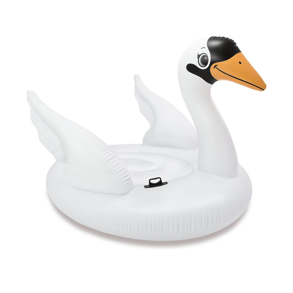 Giant White Mega Swan Inflatable Swimming Pool Toy Float Ride On (3 Pack)